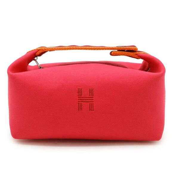 Hermès Handbags - Hermes Canvas Black PM Cosmetic Pouch